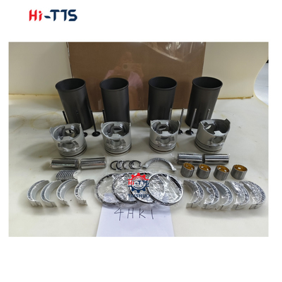 4HK1 Κιτ κινητήρα για EX200-3 EX210-3 EX240-3 Excavator Liner, έμβολο, δαχτυλίδι, βαλβίδες, θήκη, πλήρες κιτ συμπίεσης