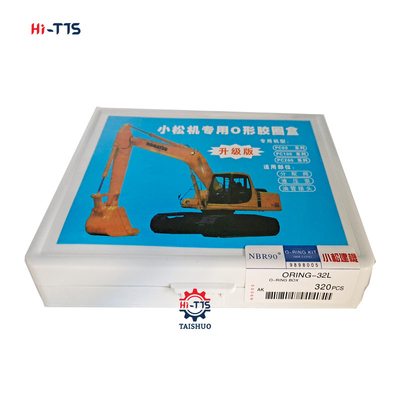 Εκσκαφέας PC60 PC100 PC200 NBR90° O-Ring Kit 320pcs O-Ring Box