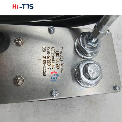 Μηχανή ηλεκτρικού αερίου 24V 21EN-32300 21EN-32260 21EN-32240 για Hyundai R225-7 R110-7 R210-7 R220-7
