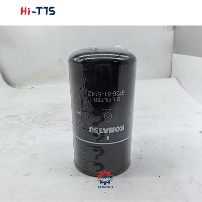 Φίλτρο πετρελαίου 6736-51-5142 600-211-1231 Για PC200-8 PC200-7 Μέρη κινητήρων σκαπανών