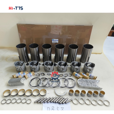 Επισκευαστικό σετ κινητήρα εκσκαφέα DH220-7 DB58 Liner Kit Έμβολο 6 κυλίνδρων 65.02501-0416