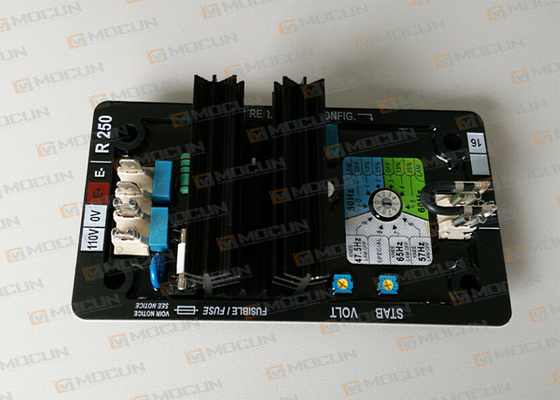 Καλή τιμή R250 αβούρτσιστος ρυθμιστής τάσης εναλλακτών AVR, 1 αυτόματος ελεγκτής 2 τάσης φάσης καλώδια σε απευθείας σύνδεση