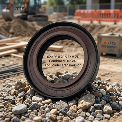 ZD62×93×20.5 FKM Διπλή ελατήρια ορθογώνιο συνδυασμένο σκελετό πετρελαίου σφραγίδα καθολική αντικατάσταση σφραγίδα σφραγίδα για ZL28 ZL30 928 930 Mini Loader