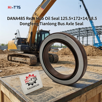 DANA 485 Τσιμούχα Λαδιού Πίσω Τροχού OE 3104081-ZM01A Μέγεθος 125.5×172×14/18.5 Για Αντικατάσταση Τσιμούχας Πίσω Άξονα Φορτηγού Dongfeng Tianlong Tianjin & Λεωφορείου