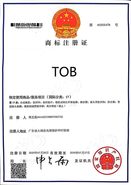 Κίνα Guangzhou Taishuo Machinery Equipement Co.,Ltd Πιστοποιήσεις